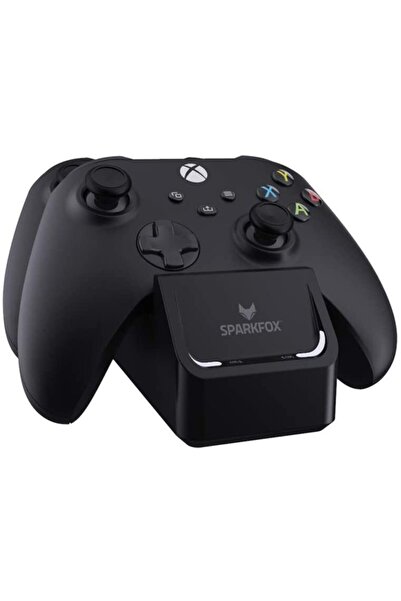 Sparkfox Xbox Serisi X / S Şarj Istasyonu Kontrol Cihazları Çift Kontrollü Şa...
