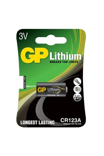 GP Μπαταρία λιθίου CR123A 3V 16.8x34.5mm