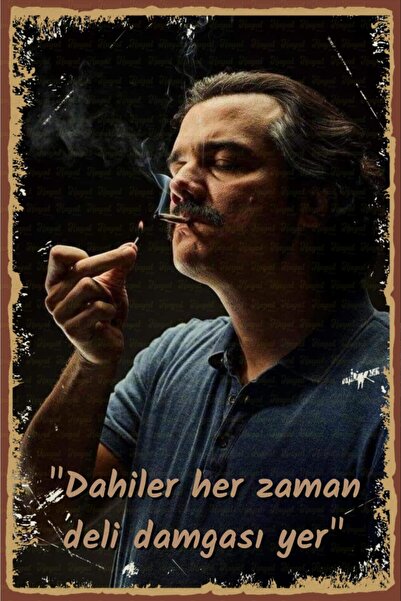 Hayal Poster Pablo Retro Ahşap Poster