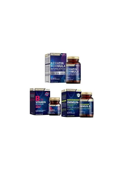 Nutraxin Keratin Formula - B12 and Immun-s Winter 60 T.