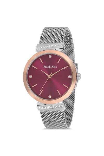 Frank Alex ساعة يد نسائية فضية Fa.13321h.04