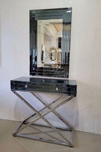 Dinç Metal Sehpa Metal Ayak Krom Kaplama X Dresuar Takımı