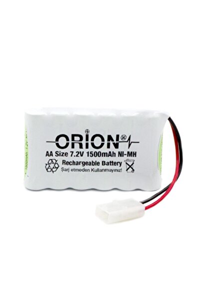 Orion Tamiya Soketli Şarjlı Oyuncak Pili Aa 7.2v 1500mah