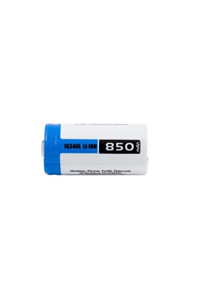 Genel Markalar 16340 3.7v 850mah Li-ion Şarj Edilebilir Cr123a Pil