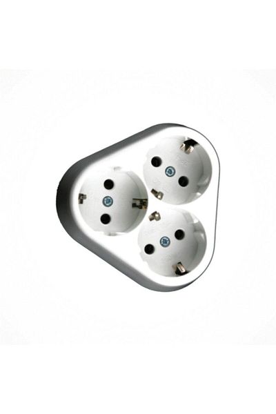 VİKO Yonca Recessed Triple Socket Soil 90304016