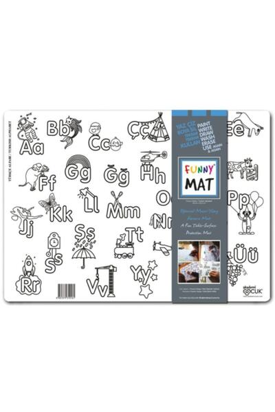 Akademi Çocuk Academy Kids - Funny Mat - Turkish Alphabet 48X33,5Cm