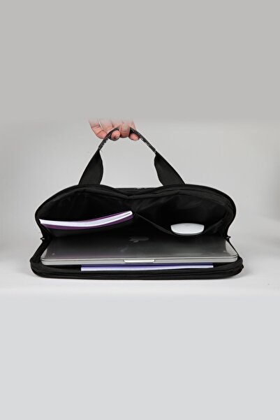 Moserini 14"-14.2" Patterned Macbook Air-pro Laptop Bag with Base Protection and Shoulder Strap - Capella