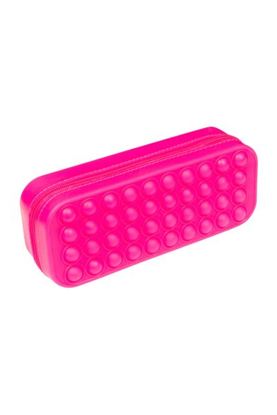 FLY COLOR Fly Pop It Silicone Pencil Bag (Fuchsia)