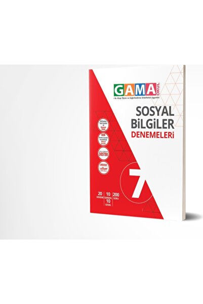 Gama Yayınları Yeni Nar 7. Sınıf Sosyal Bilgiler Denemeleri
