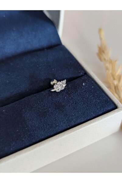 SU PERİSİ TAKI BİJUTERİ Cerrahi Çelik Gümüş Yaprak Piercing , Tragus