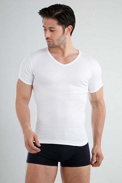 chulfa Φορμάκι Vivaldi Luxury Full Lycra Stretchy T-Shirt με λαιμόκοψη