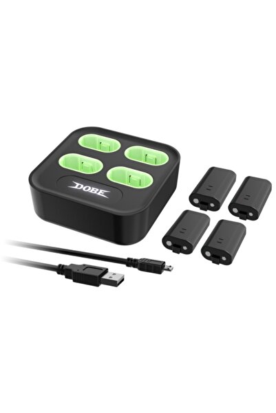Dobe Xbox Series S X Batarya Şarj Dock + 4 Adet Pil Dahil