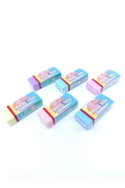 Mikro Pastel Eraser 6 Pieces