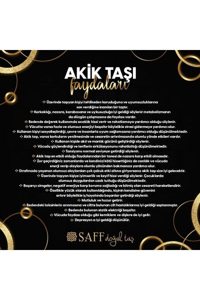Saff Doğal Taş 201787   نموذج قلادة من الحجر الطبيعي المعتمد