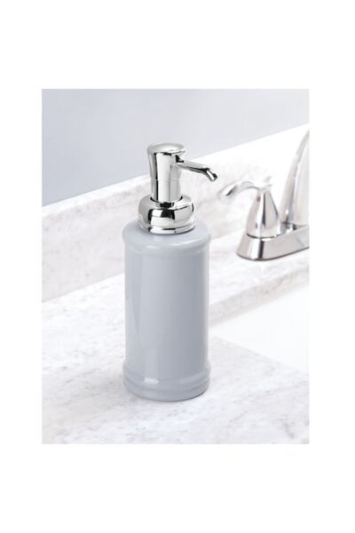 Genel Markalar PORSELEN SIVI SABUNLUK GRİ 7x7x20cm 355ml