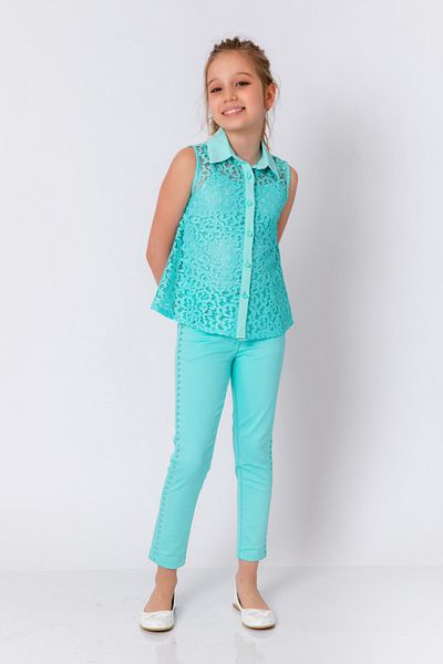 incity Girl's Mint Green Pants