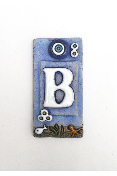 HOUSE2HOME Handmade Ceramic Door Number B