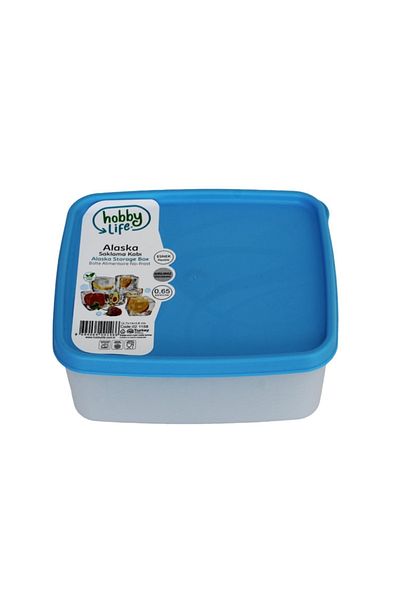 HOBBY LİFE 0.65 Liter Blue Alaska Nofrost Storage Container