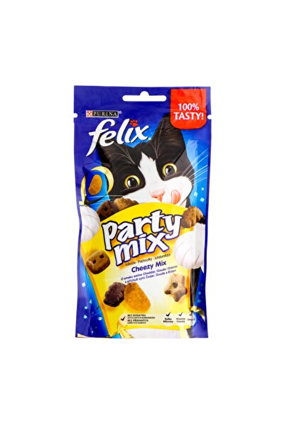 FELIX Felix Party Mix Peynir Lezzetinde Kedi Ödül Maması 60gr