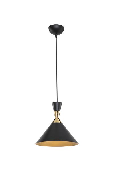 Gloria Zeron Metal Pendant Lamp - Black / Gold