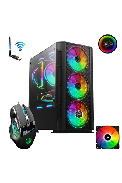 Gamepage Rfx30 Amd Ryzen 5 3600 8gb 500gb 240gb Rx550 4gb Masaüstü Oyuncu Bilgisayarı