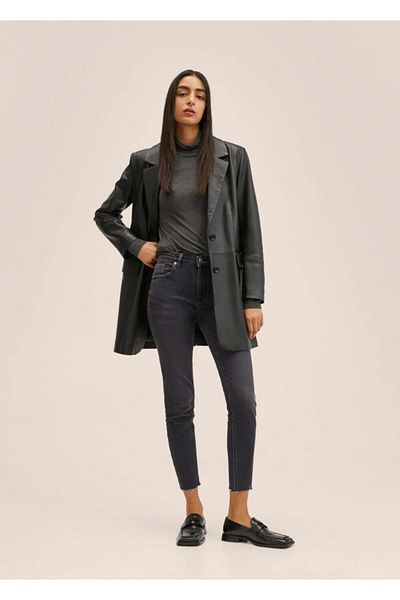 MANGO Woman Skinny Cropped Jeans