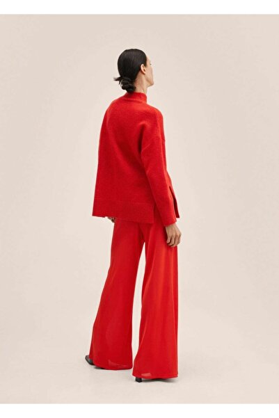 MANGO Woman Triko Wideleg Pantolon