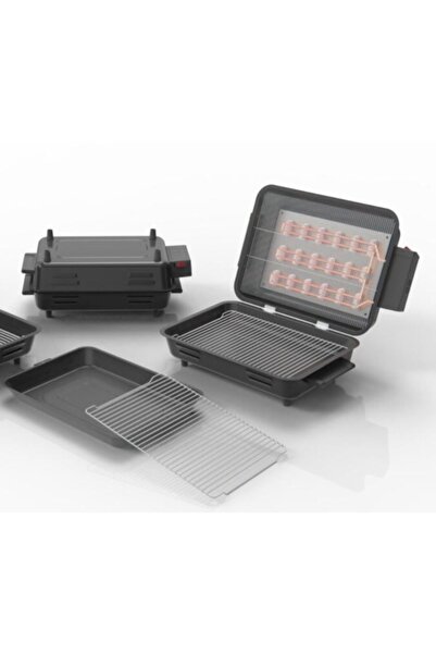 Regron Tel Residanslı Elektirikli Telli Avrasya Mangal & Barbekü Dumansız Izgara