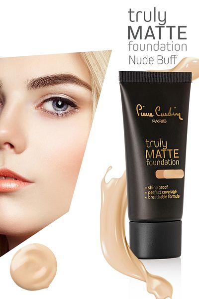 Pierre Cardin Truly Matte Foundation - Nude Buff