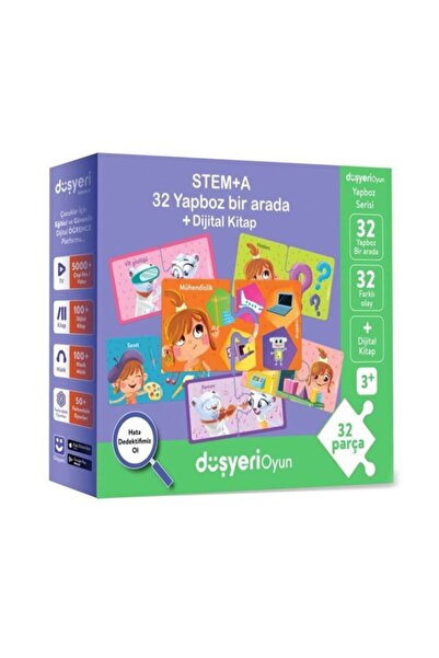 Genel Markalar Stem-A 32 Yapboz Bir Arada 32 Parça