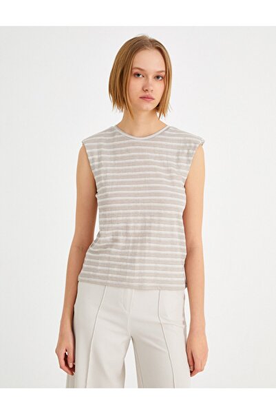 Koton Sportowiec w paski z okrągłym dekoltem