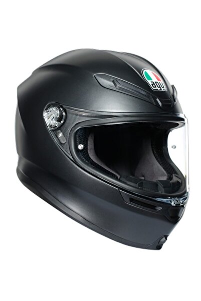 AGV K6 S Mono Mat Black Kapalı Kask