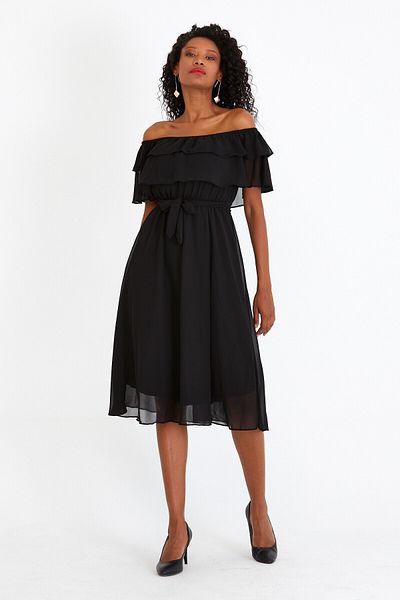 ADASTYLE Madona, volan, Black New Season, Trend Dress Ada-s2008 Sen