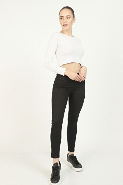 Livik Ανθεκτικό στο χρώμα Μαύρο Extra Skinny Jeans (Μαύρο ανθρακί)