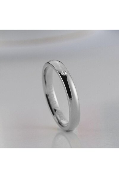 Üresinler Kuyumculuk 3mm Klasik Bombeli Pırlanta Alyans 14 Ayar Altın