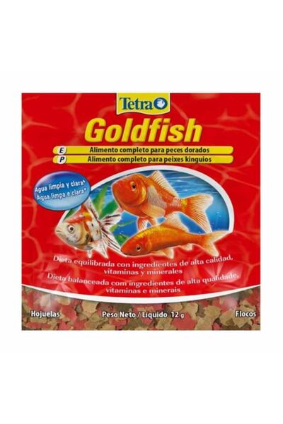 Tetra Goldfish Akvaryum Japon Balığı Yemi 12 Gr