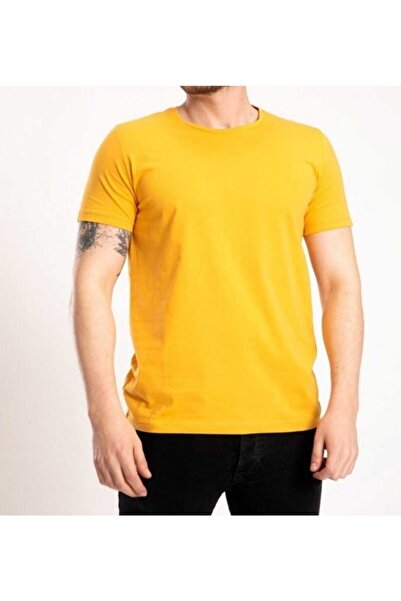BLUEMOOR Men's Crew Neck Plain T-shirt