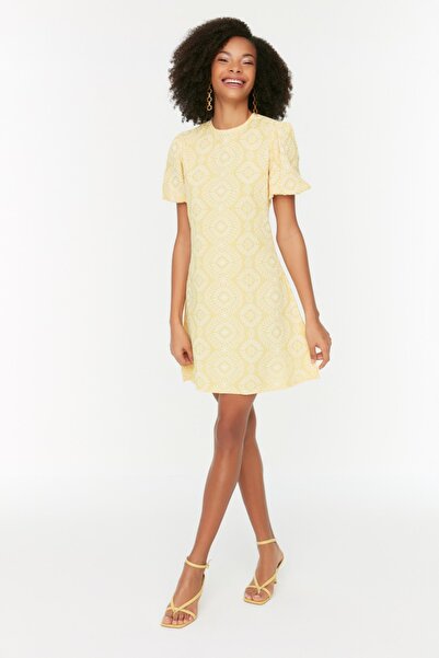Trendyol Collection Dress - Yellow - Shift