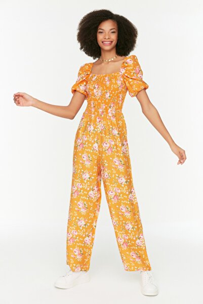 Trendyol Collection Jumpsuit - Orange - Regular