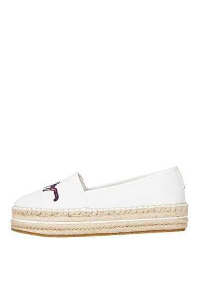 Tommy Hilfiger Fw0fw06483ybl قماش إسبادريل نسائي أبيض