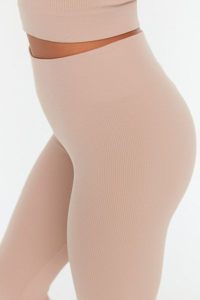 Trendyol Collection Sport-Leggings - Rosa - Hoher Bund
