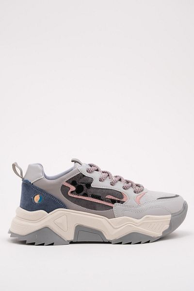 LuviShoes 65100 Eisgraue Damen-Sportschuhe
