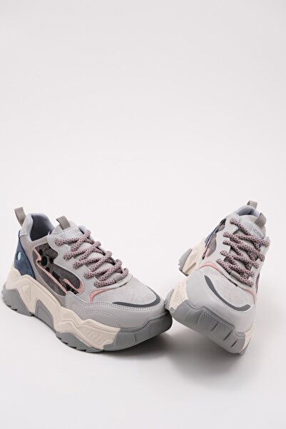 LuviShoes 65100 Ice Gray Women's Sports Shoes