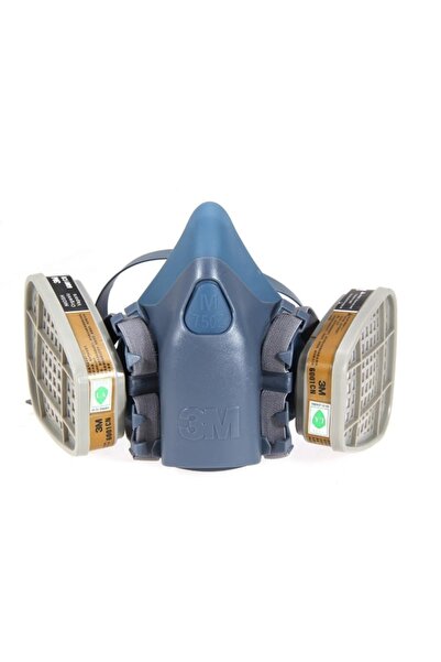 3M 7503 Orta Boy Yarım Yüz Maskesi Ve 6051 A1 Filtre Takım