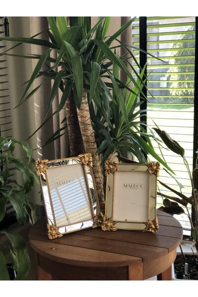 MALKOÇ HOME 2'li Modern Köşe Aynalı Çerçeve