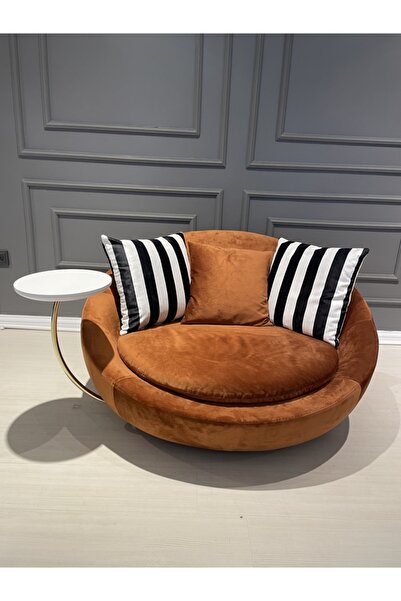 PUFHOME Loca Sehpalı 360* Döner Berjer