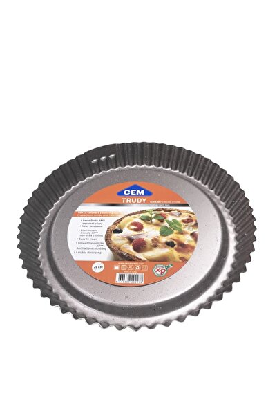 Cem Trudy Granit Turta Tart Kalıbı Krem 28cm