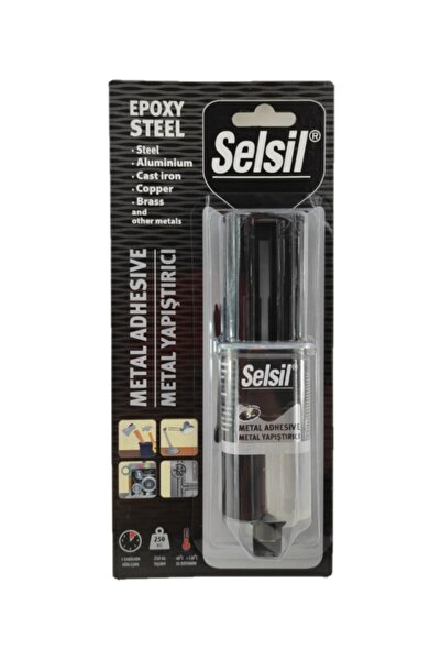 Selsil Metal Yapıştırıcı Epoxy Enjektör 28gr