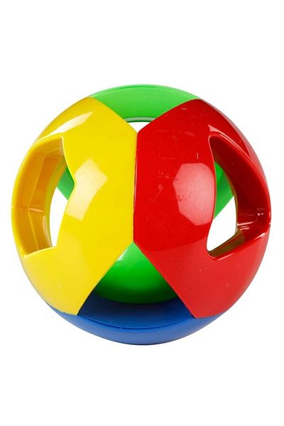CanEm Cute Rattle Toy Ball - Cnm02 (Assorted Color, 1 Piece)