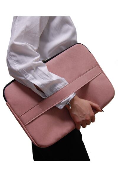 D'VERS Pudra Macbook Air Pro 13-14-15.6-16.1 Inç Darbeye Karşı Korumalı Laptop Çantası